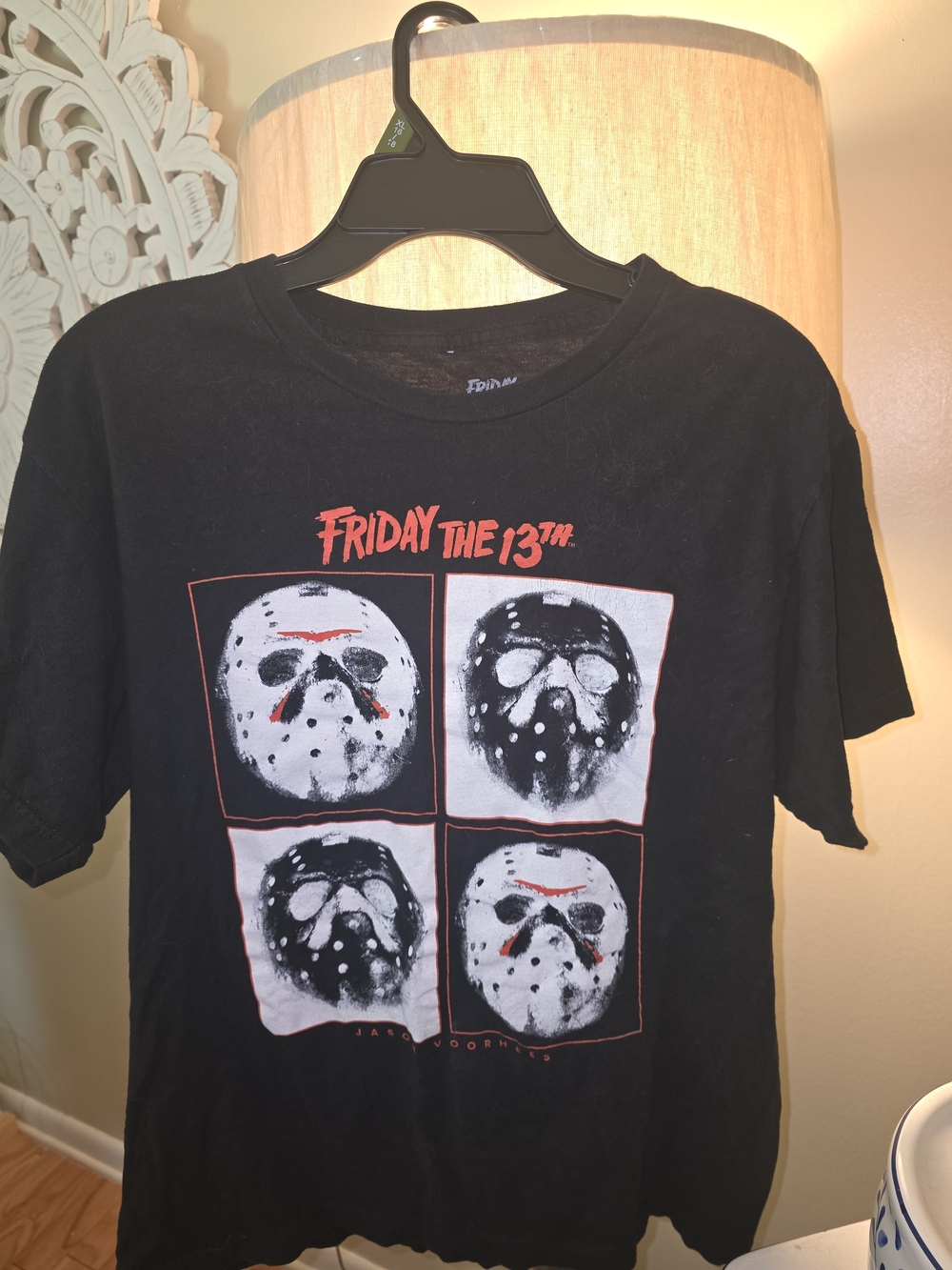 Friday The 13th Black Graphic Men's Short Sleeve Tee